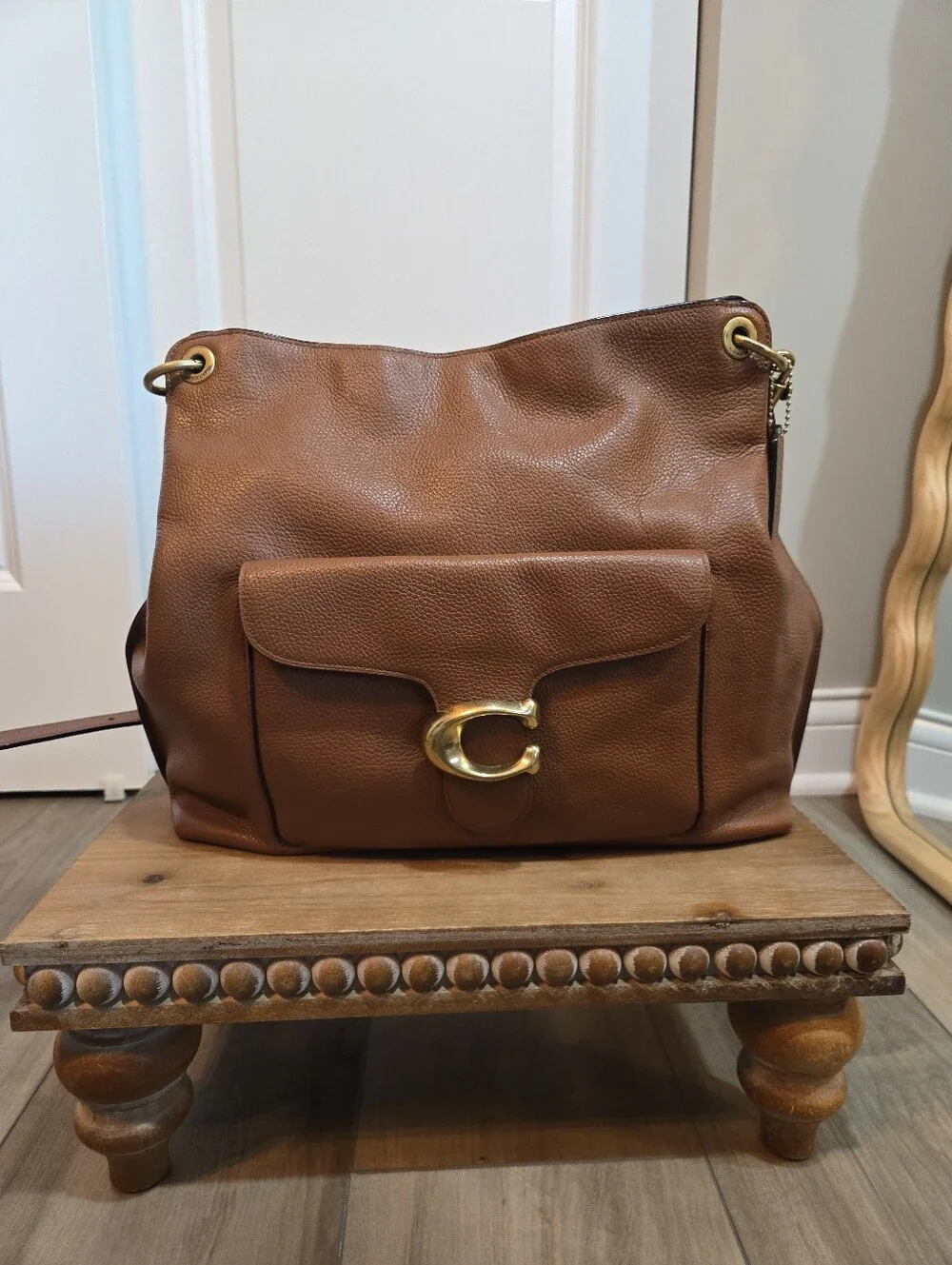 Coach Tabby Hobo Bag 78207 – Polished Pebble Leather | Saddle